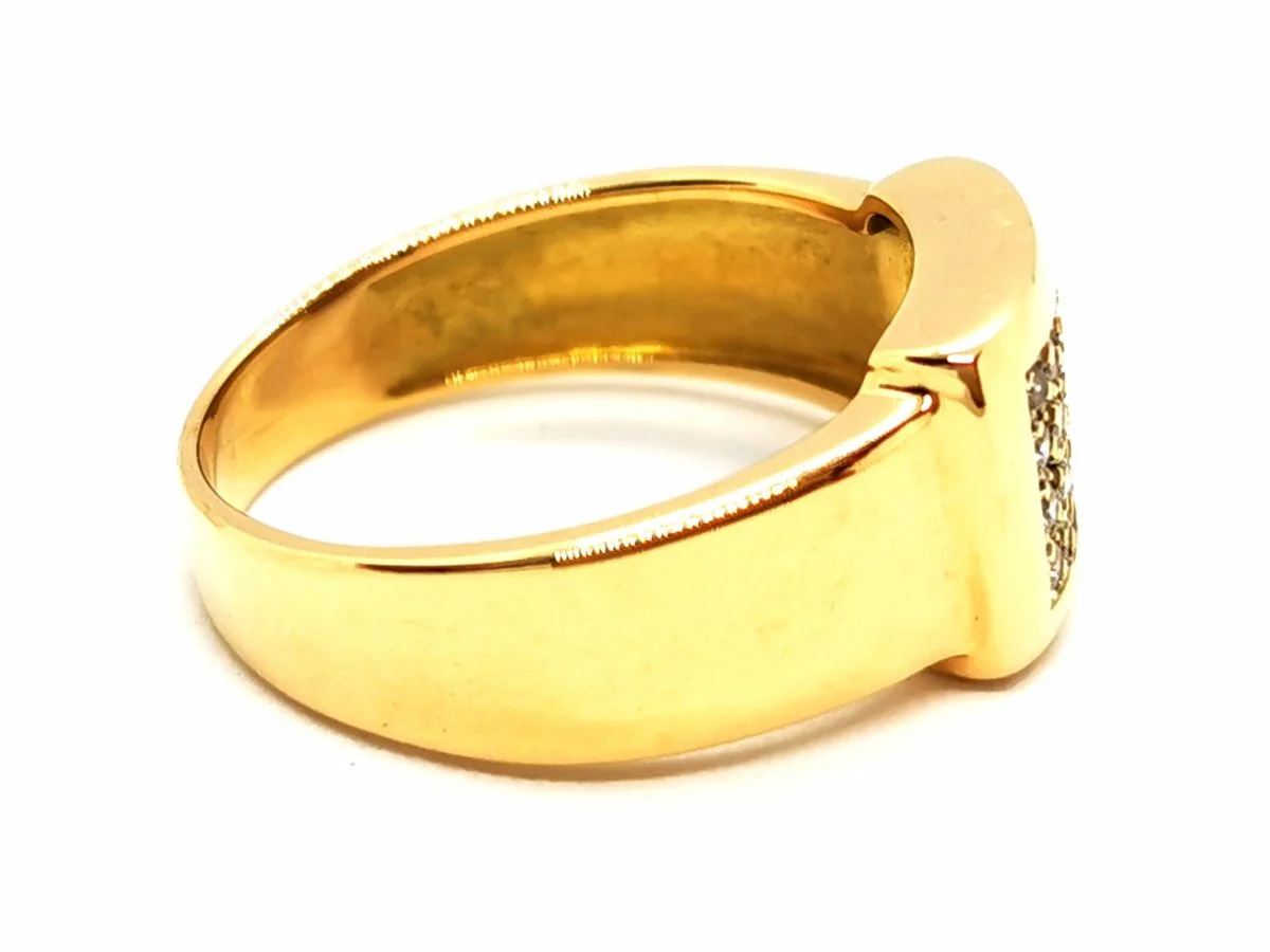 Yellow Gold Diamond Ring - Image 5