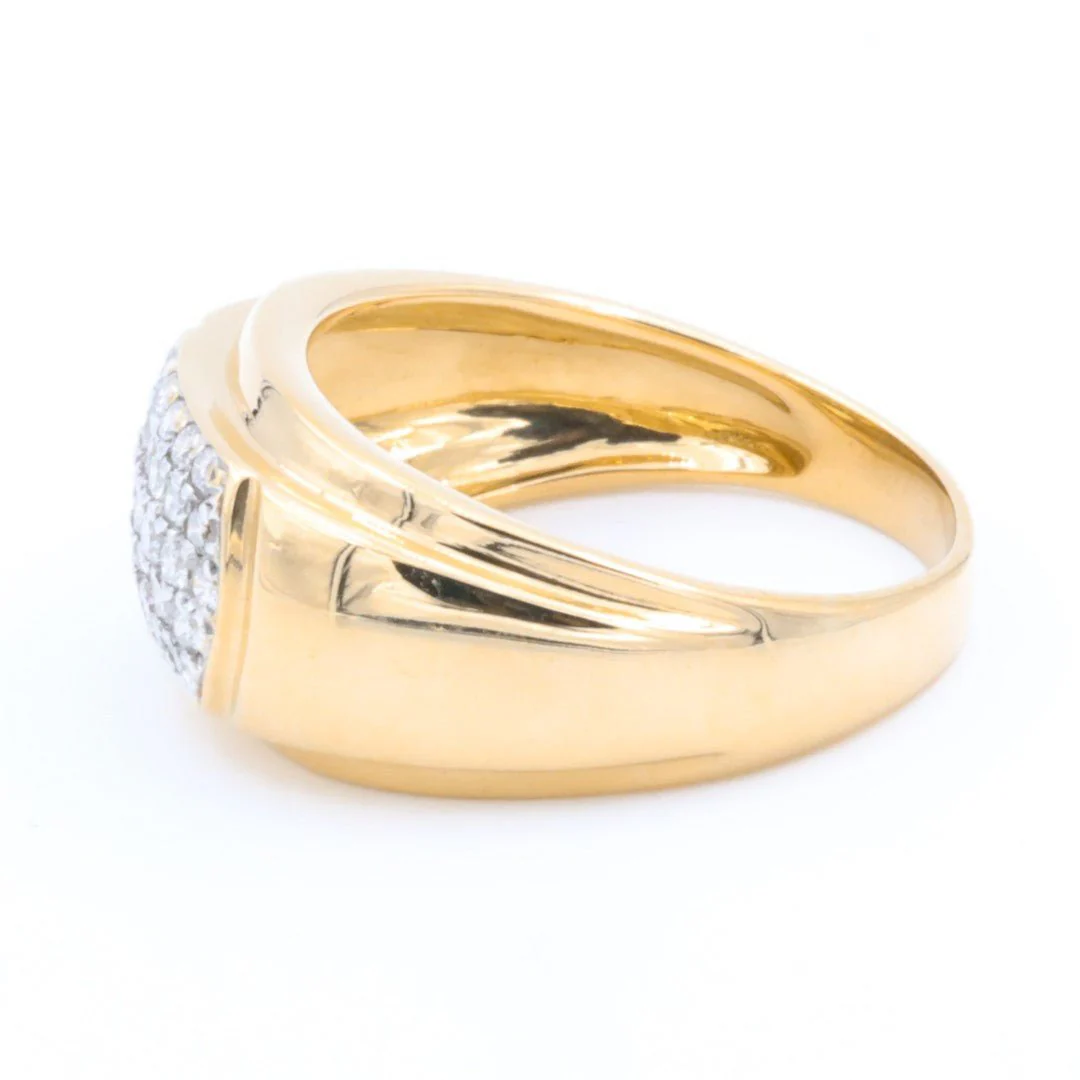 Yellow Gold Diamond Ring - Image 2