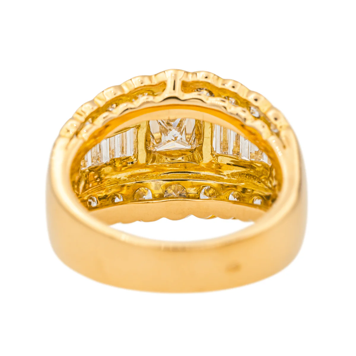 Ring Rush in yellow gold and diamonds - Image 5