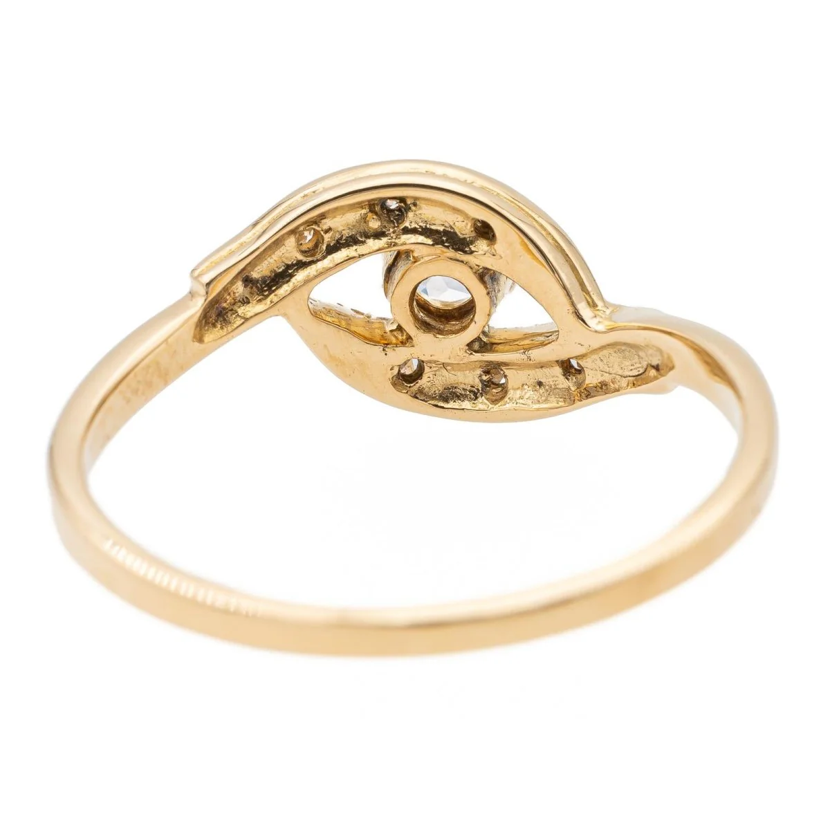 Yellow Gold Diamond Ring - Image 5