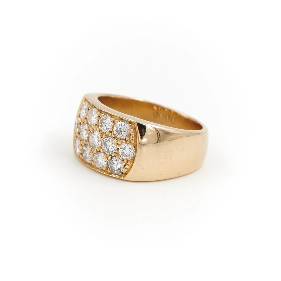 Yellow Gold Diamond Ring - Image 4