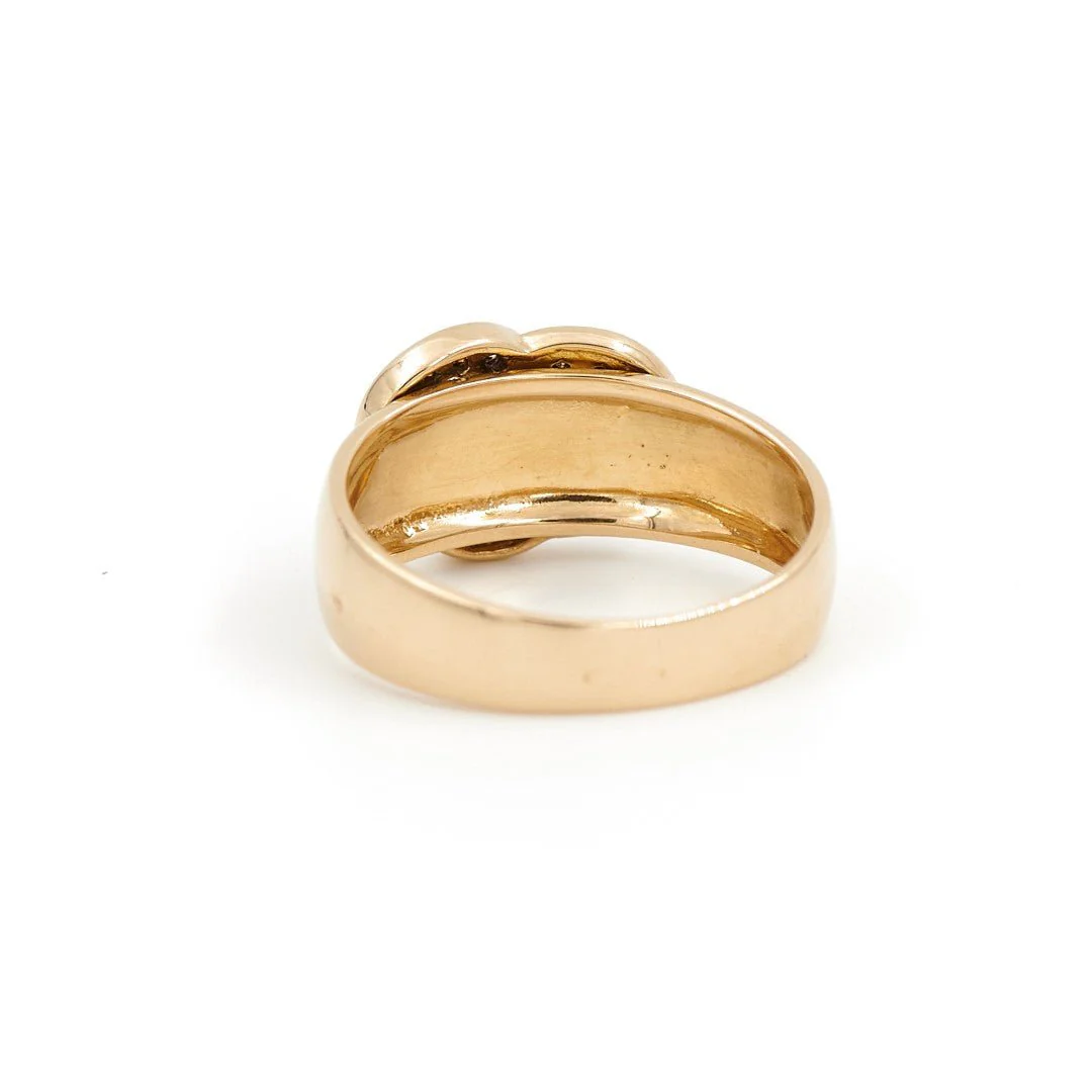 Yellow Gold Diamond Ring - Image 6