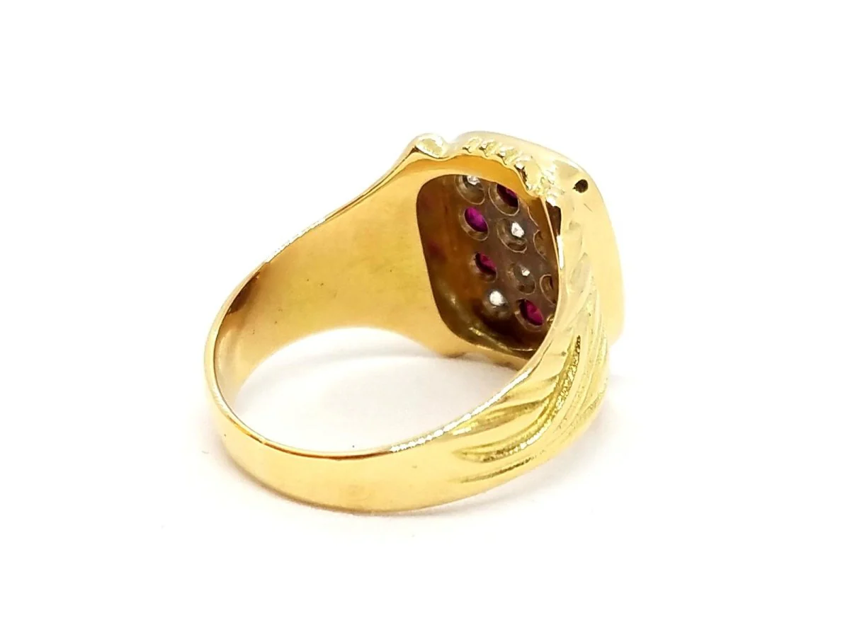 Yellow Gold Diamond Ring - Image 4