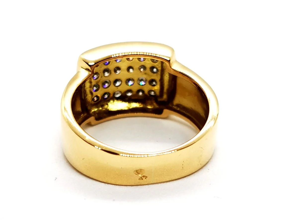 Yellow Gold Diamond Ring - Image 3