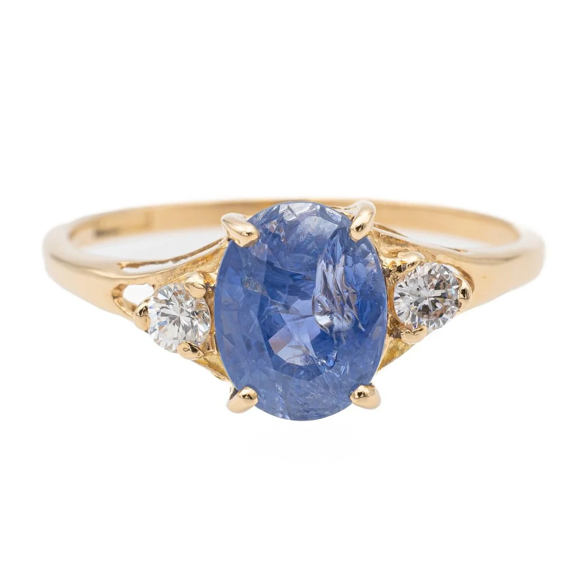 Yellow Gold Sapphire Ring