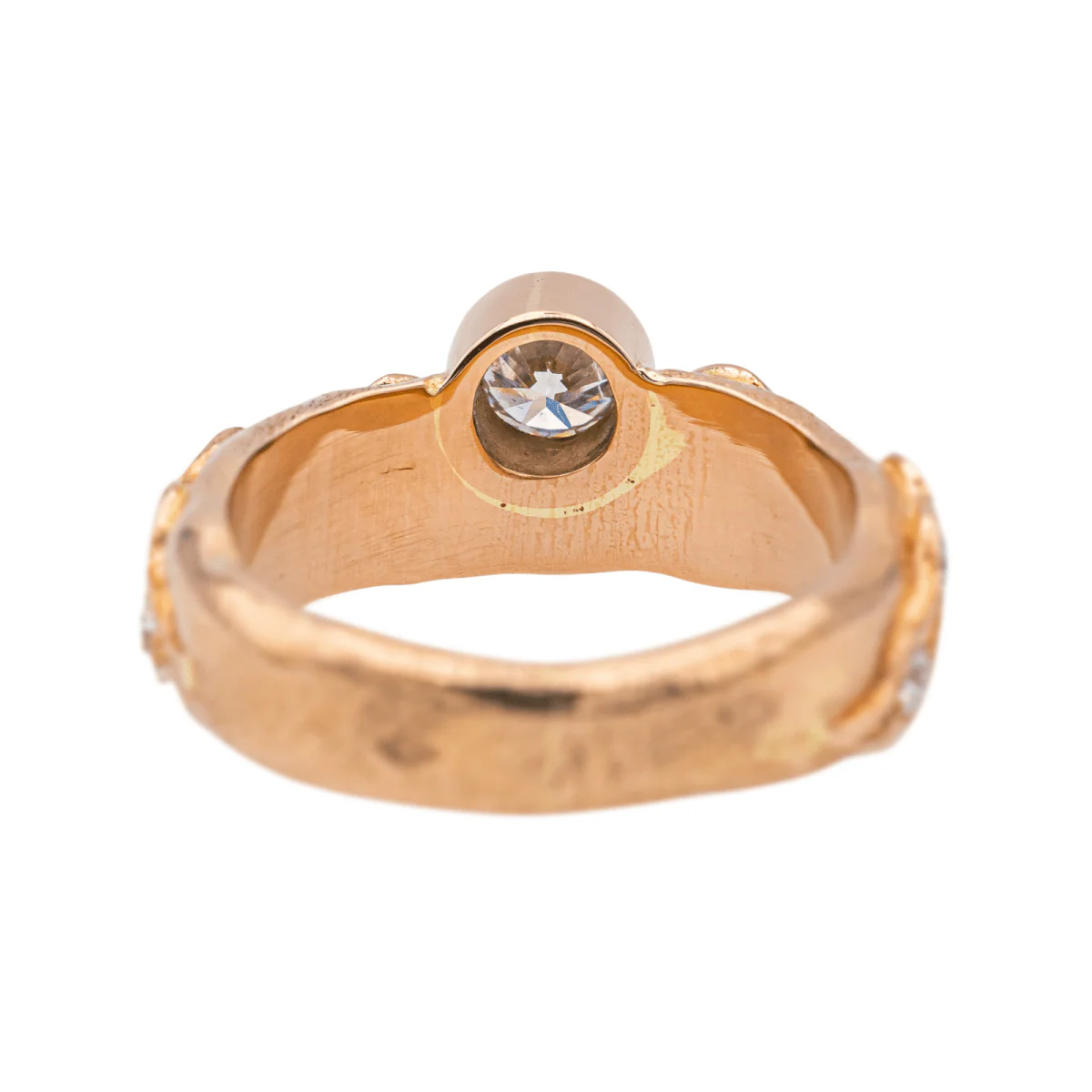 Rose gold and diamond ring - Image 5