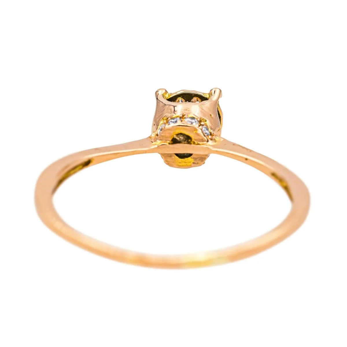 Rose gold and diamond ring - Image 5