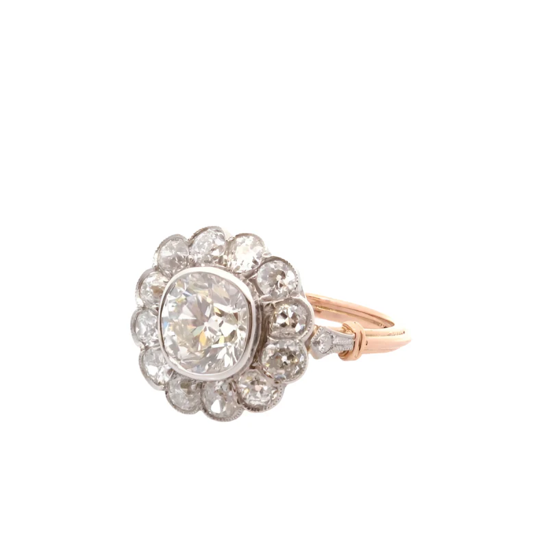 Ring vintage diamond of 2.07cts - Image 4