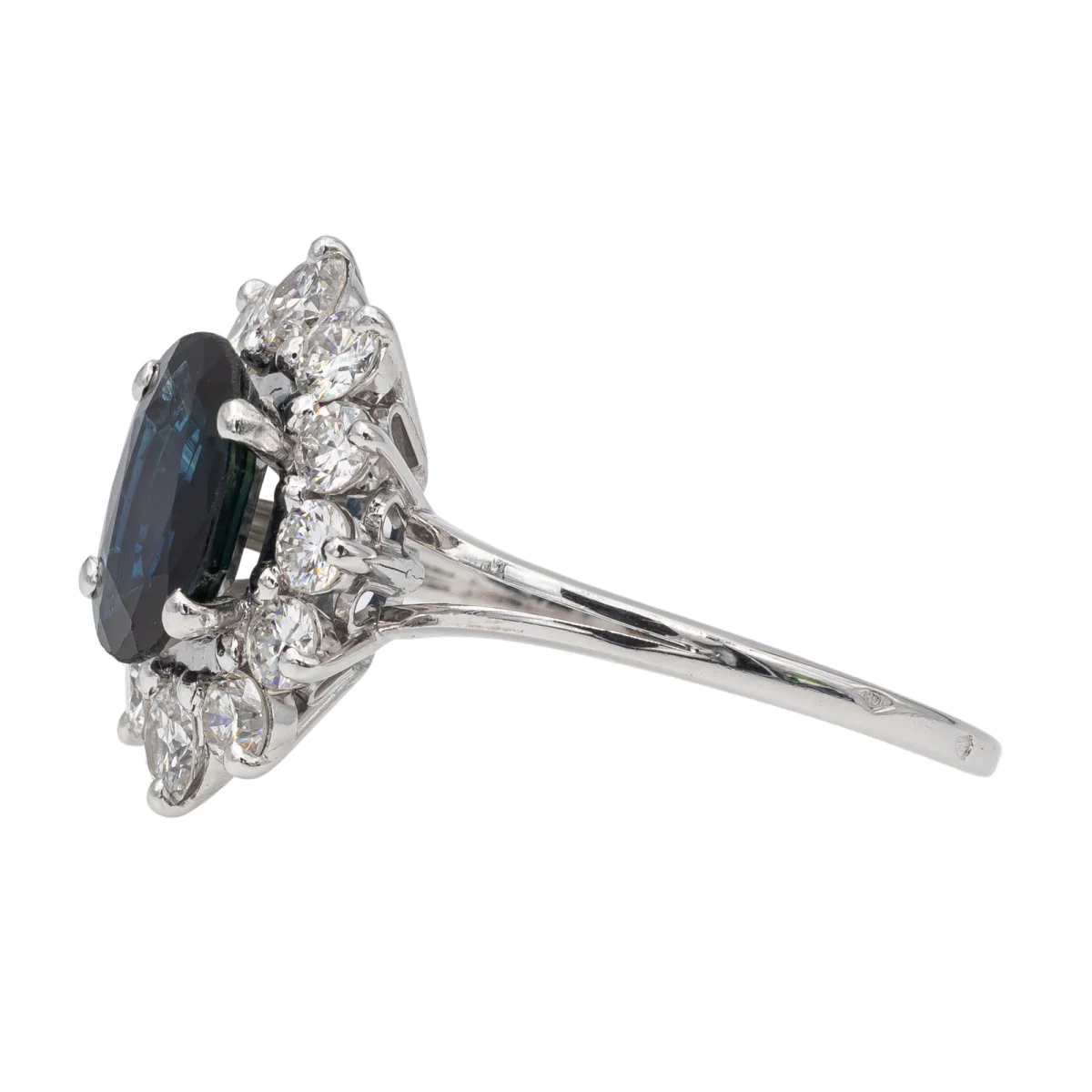 Pompadour ring White gold Sapphire - Image 4