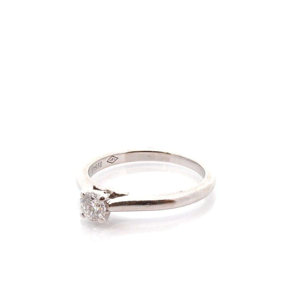 Ring signed Cartier diamond 0.31ct - Image 2