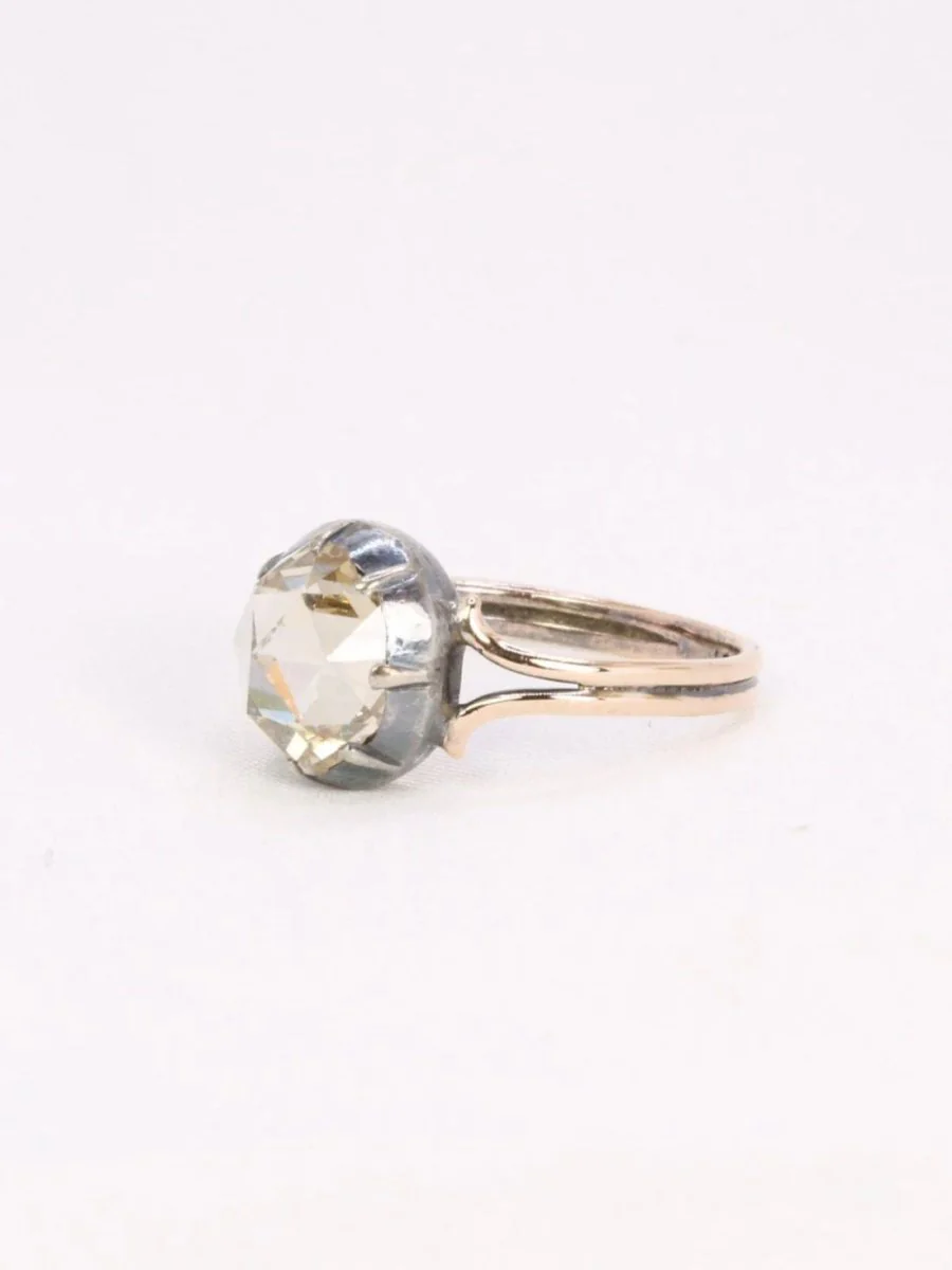 Ring former loner diamond rose cut 1.6 ct - Image 3