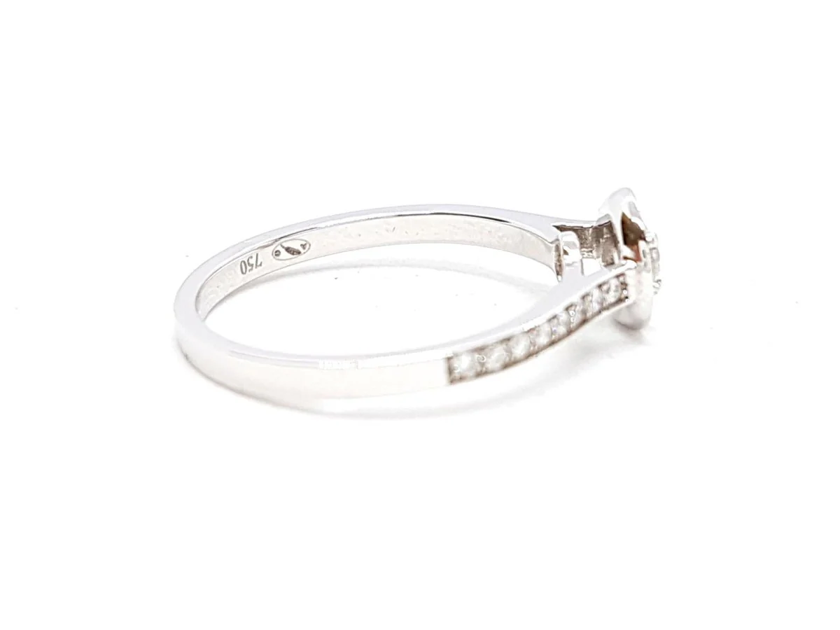 Solitaire Ring White Gold Diamond - Image 7
