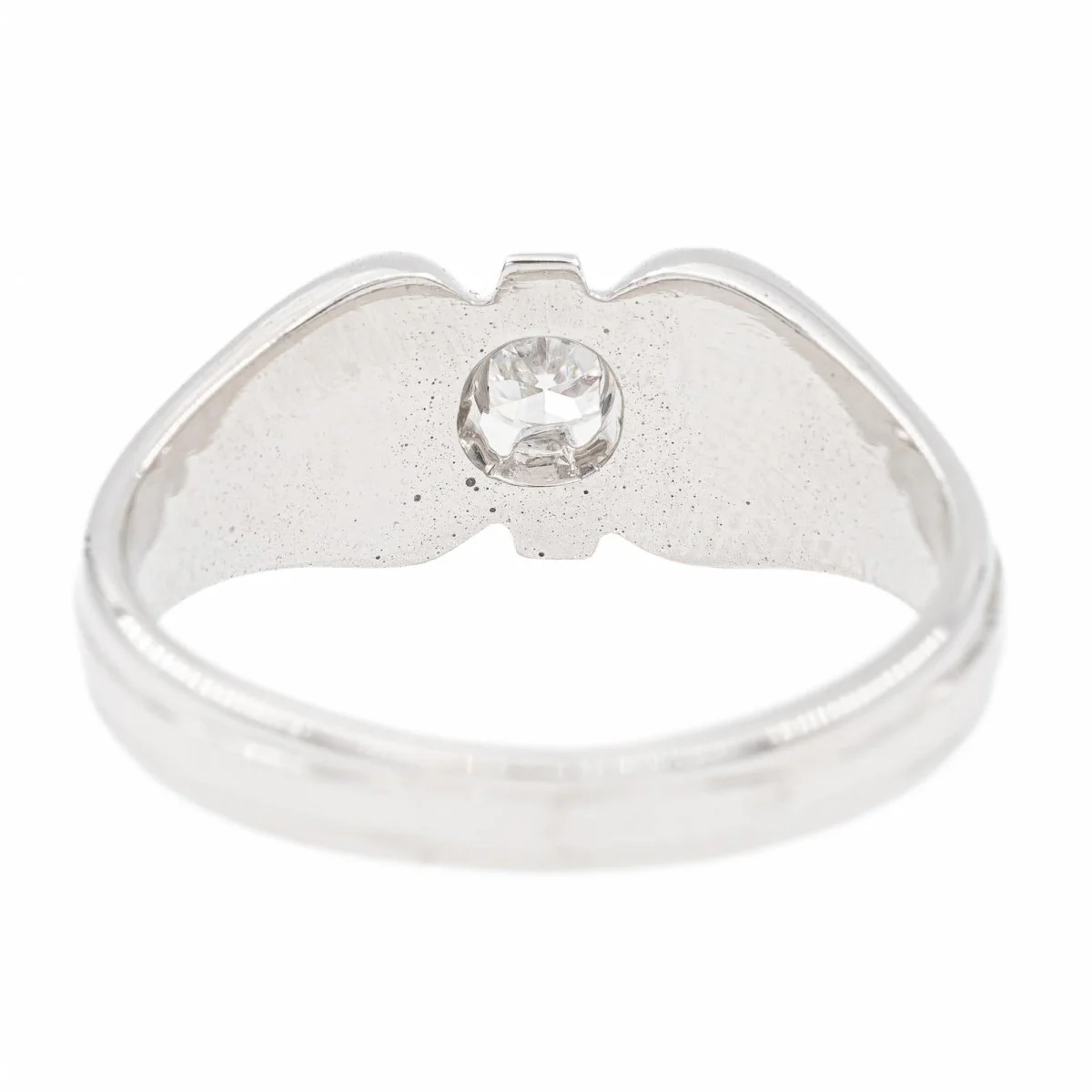 Solitaire Ring White Gold Diamond - Image 4