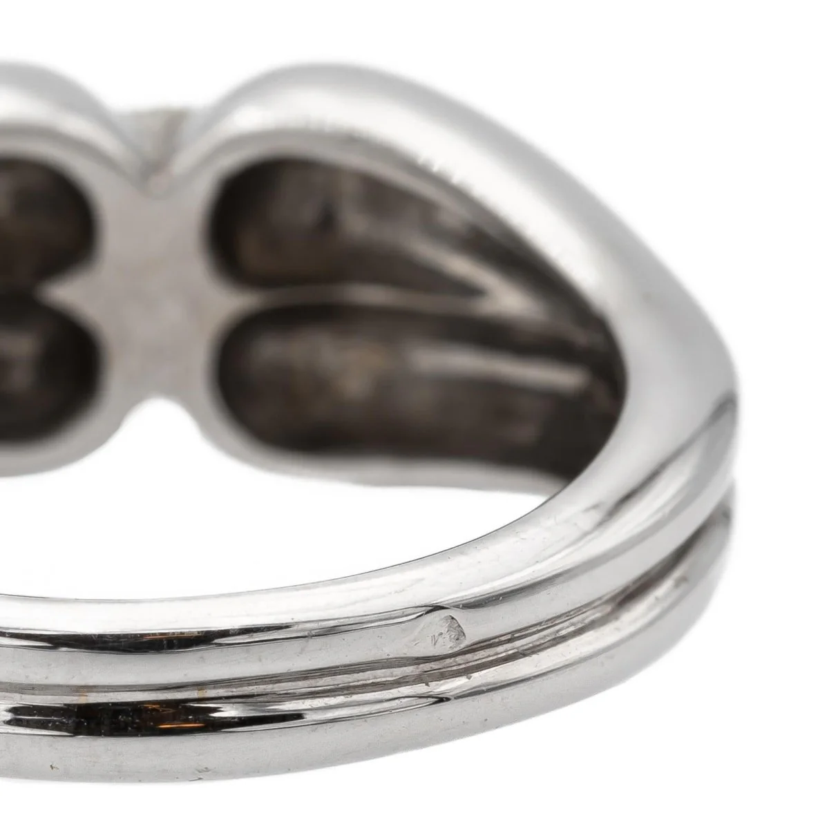 Solitaire ring in white gold and diamond - Image 5