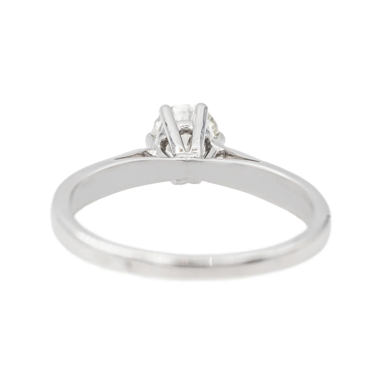 White Gold Diamond Solitaire Ring - Image 5