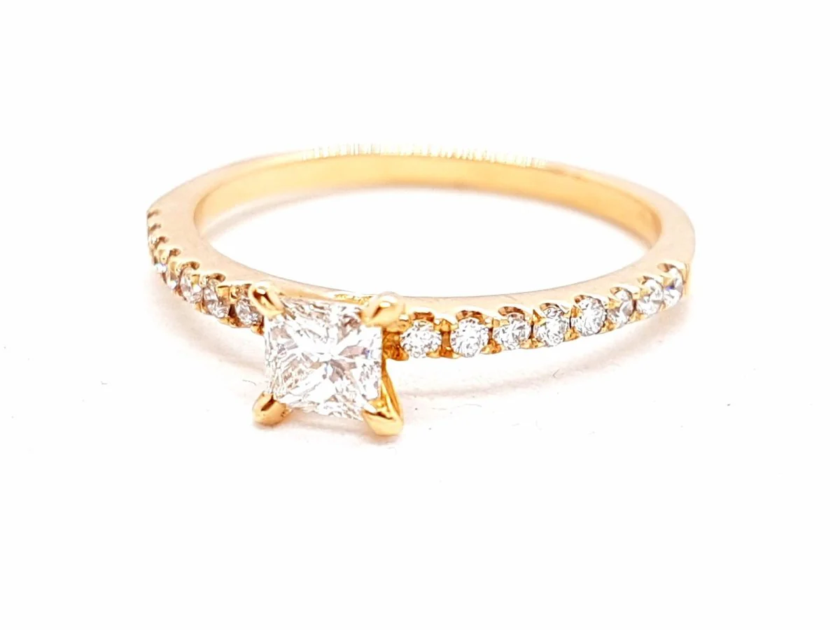 Solitaire Ring Rose Gold Diamond - Image 22