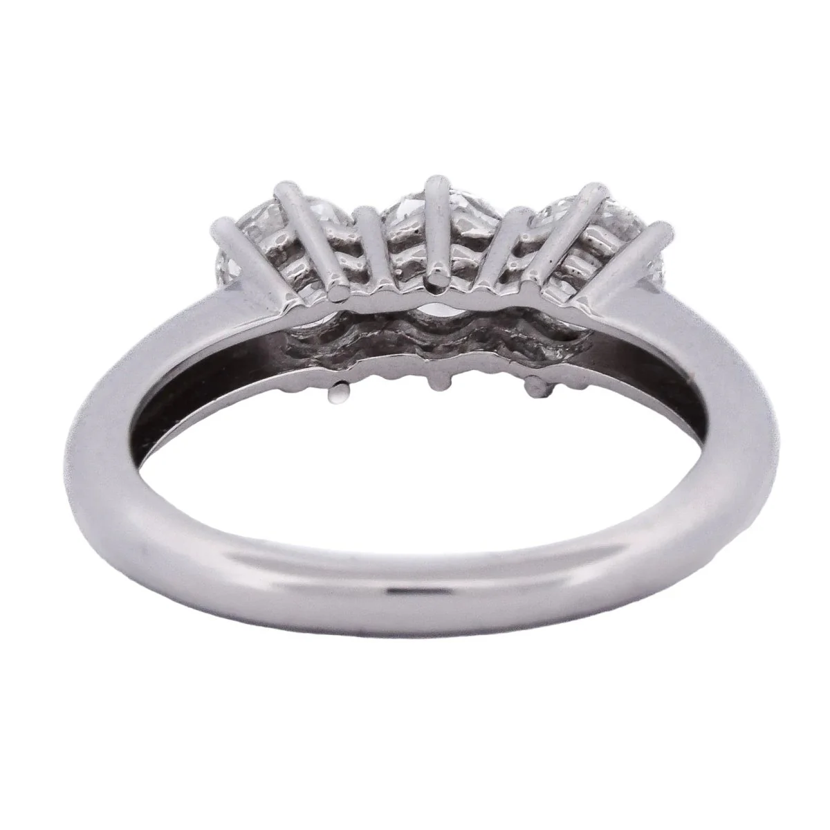 Ring Trilogy in white gold and diamonds - Image 5