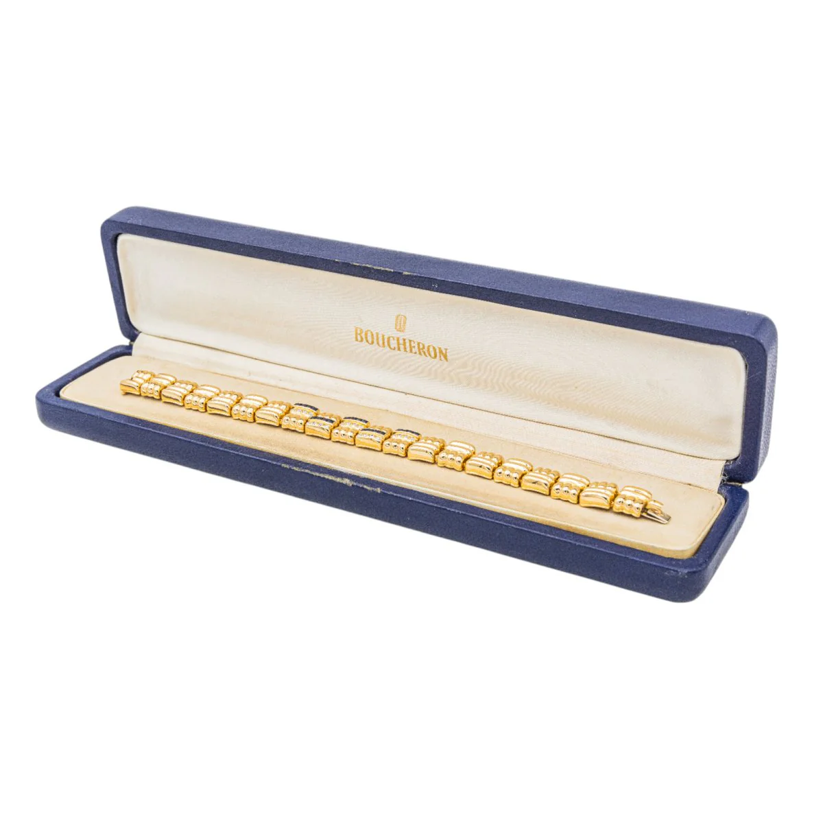 Bracelet BOUCHERON in yellow gold, sapphire and diamonds - Image 10