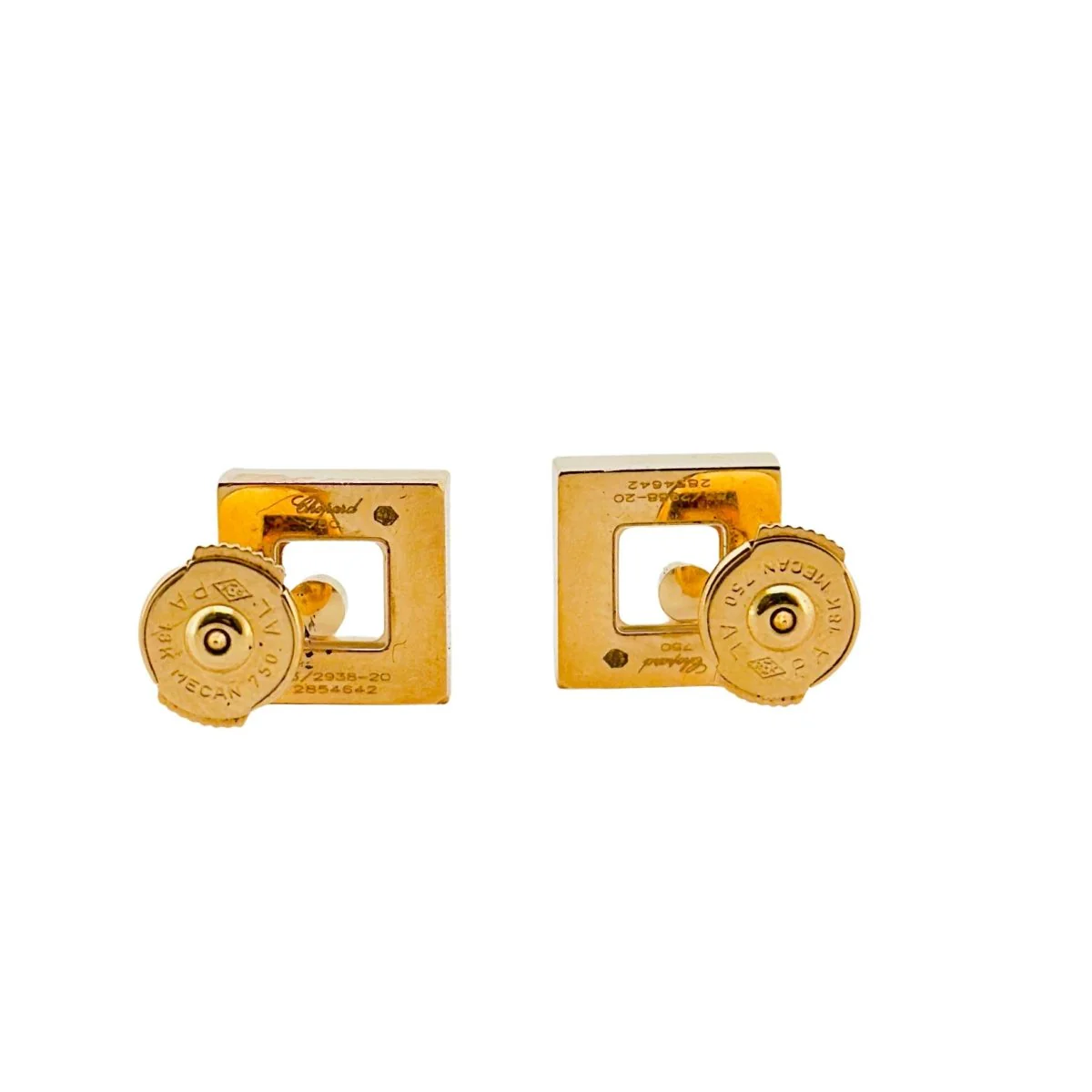 CHOPARD “Happy Diamonds Icons” earrings in yellow gold and diamonds - Image 5