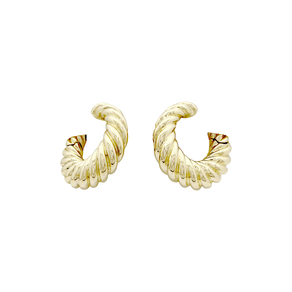 VAN CLEEF &amp; ARPELS Creole earrings in yellow gold - Image 6