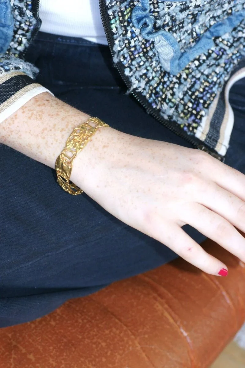 Arnould Art Nouveau Bracelet in Yellow Gold - Image 11