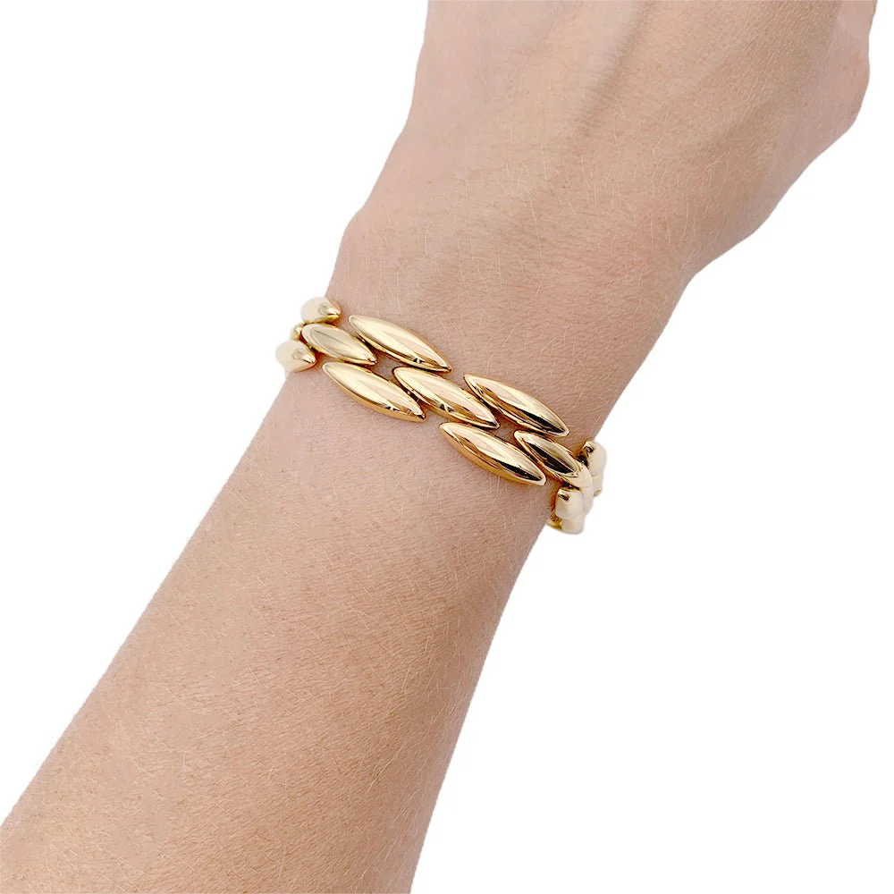 CARTIER āGentianeā bracelet in yellow gold - Image 5