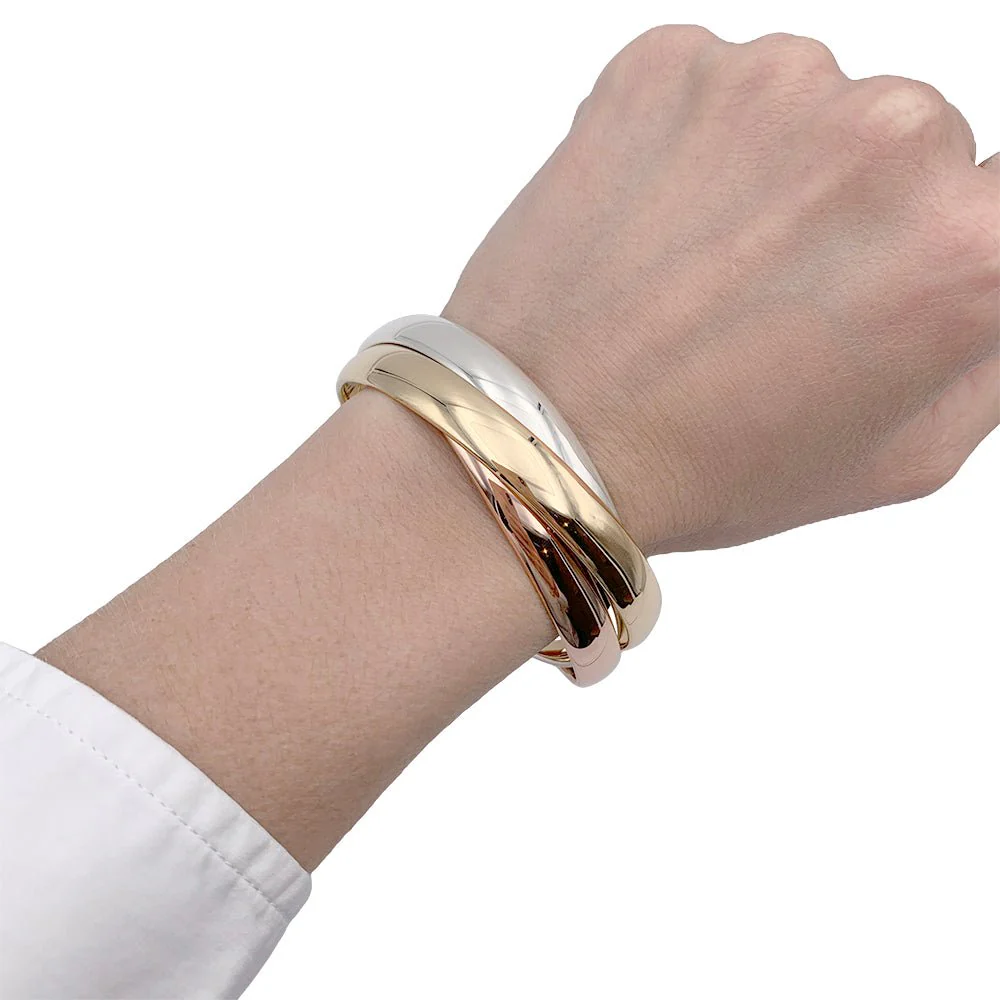Cartier bracelet, "Trinity", 3 tones of gold - Image 8