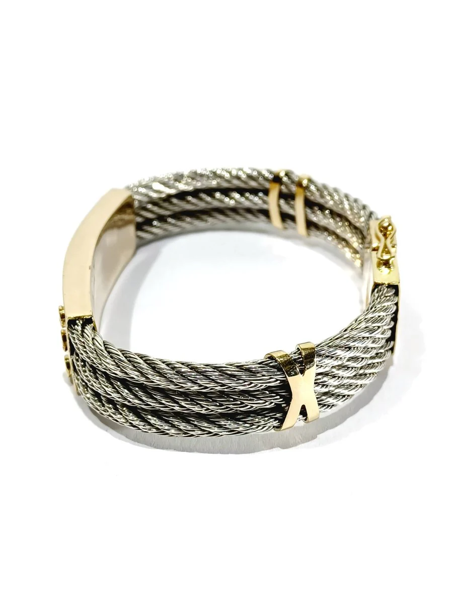 Bracelet in gold and silver - Image 4