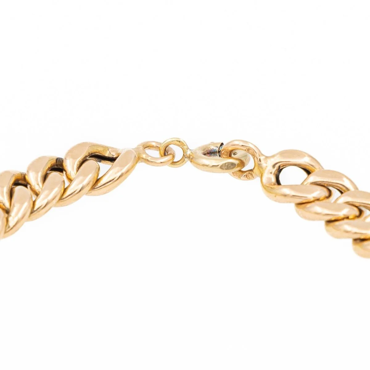 Curb Bracelet Rose gold - Image 3