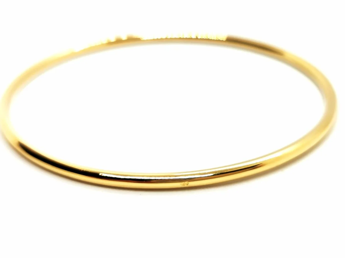Yellow gold bangle bracelet - Image 6