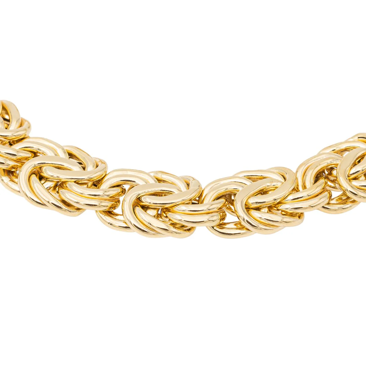 Royal mesh bracelet Yellow gold - Image 3