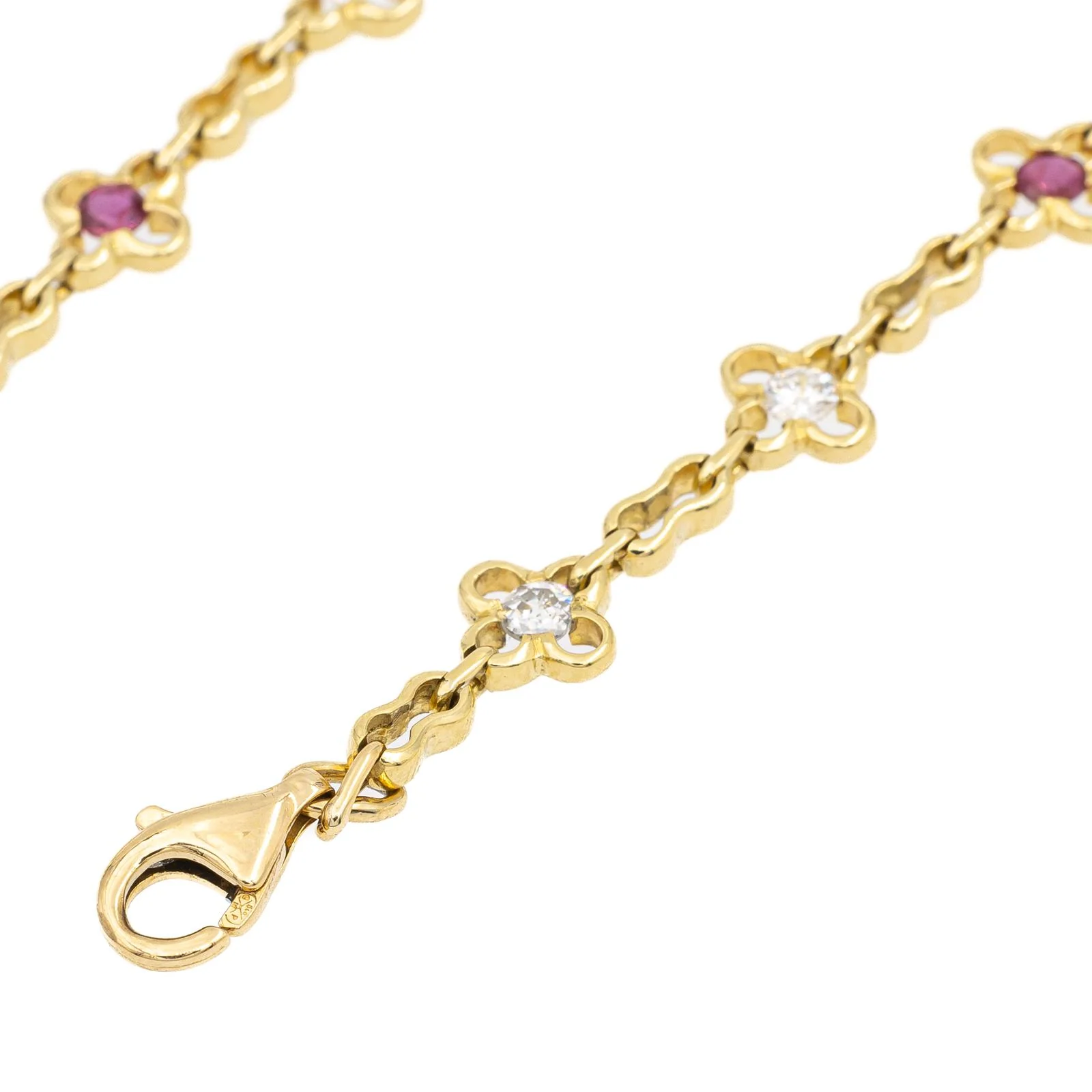 Yellow Gold Diamond Bracelet - Image 7