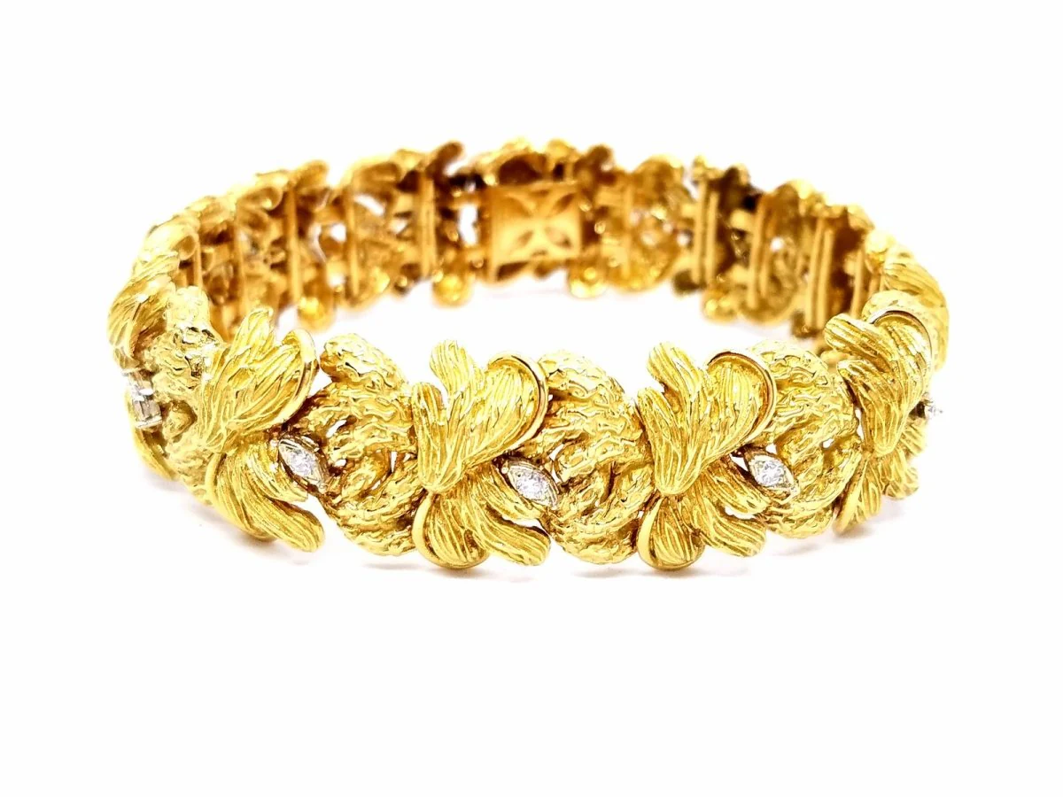 Yellow Gold Diamond Bracelet - Image 12