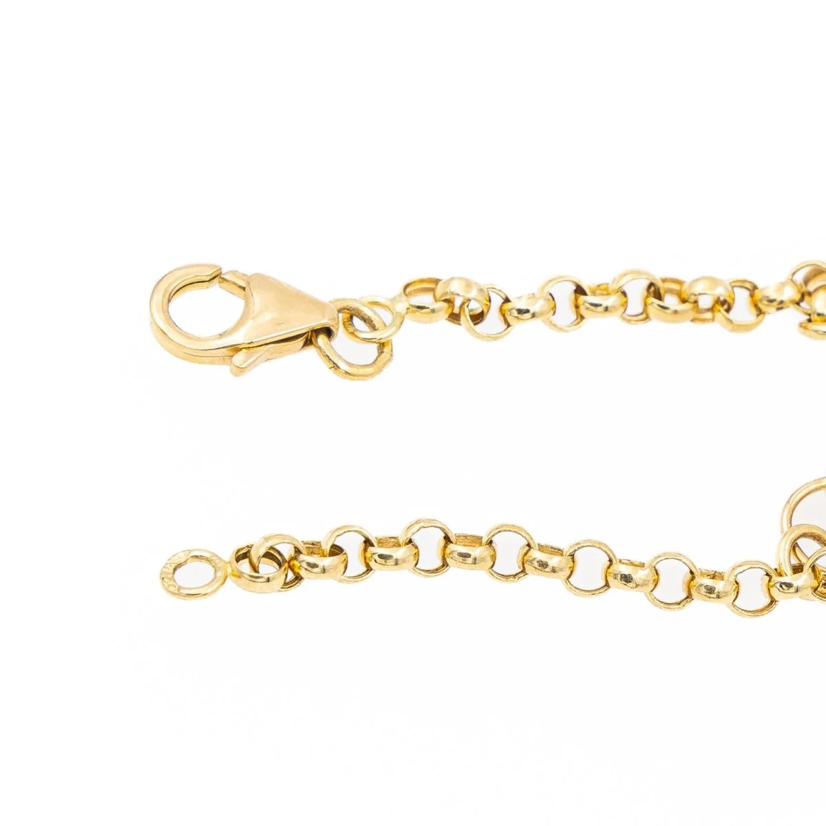 Yellow Gold Tassel Bracelet - Image 6