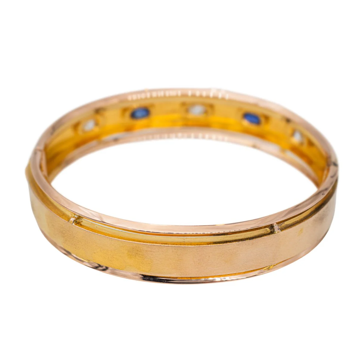 Retro Bracelet in Yellow Gold and Diamond - Image 7