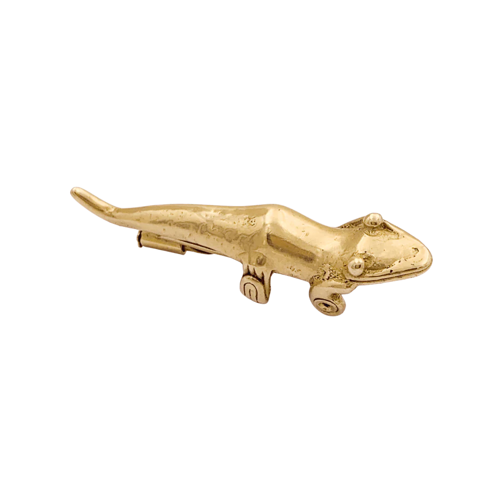 Brooch Pin in yellow gold - Image 3