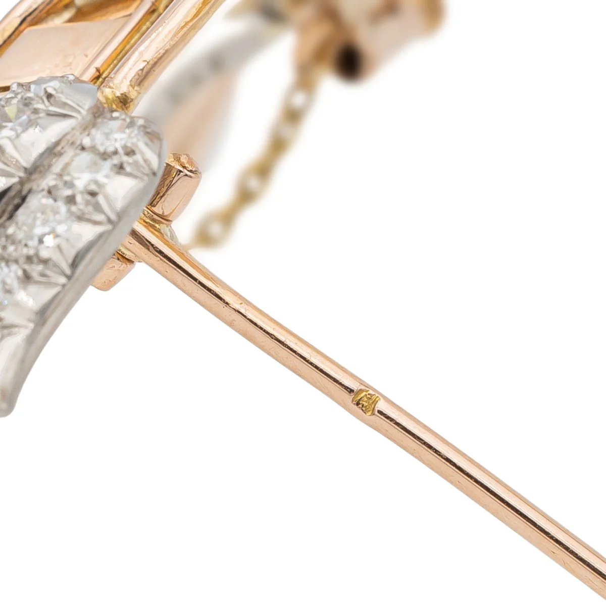 Brooch Rose gold Diamond - Image 6