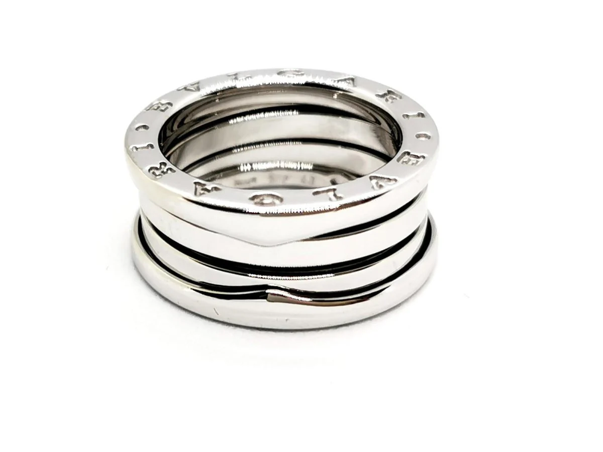 BULGARI Bandeau ring "B.Zero1" in white gold - Image 7