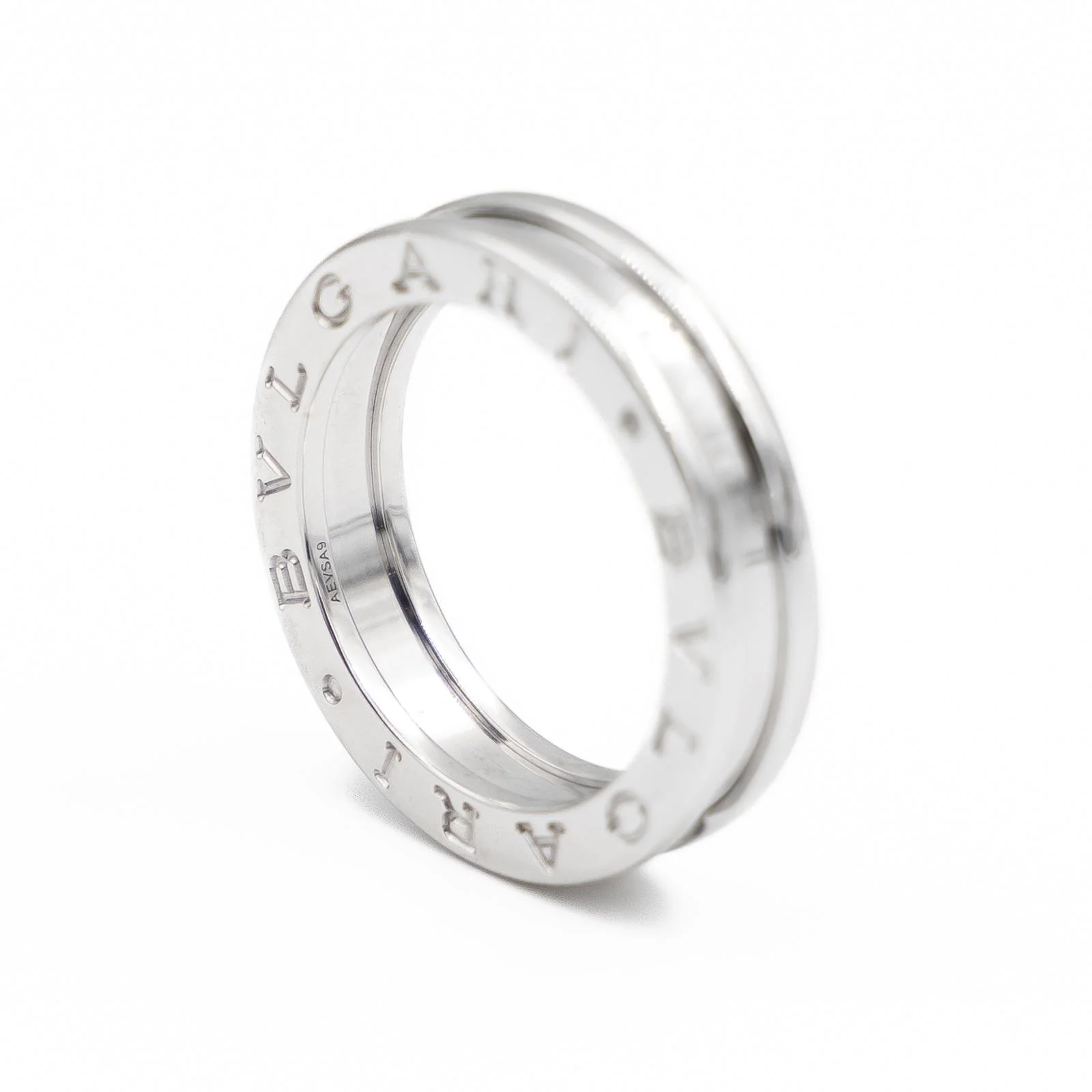 BULGARI Bandeau ring "B.Zero1" in white gold - Image 6