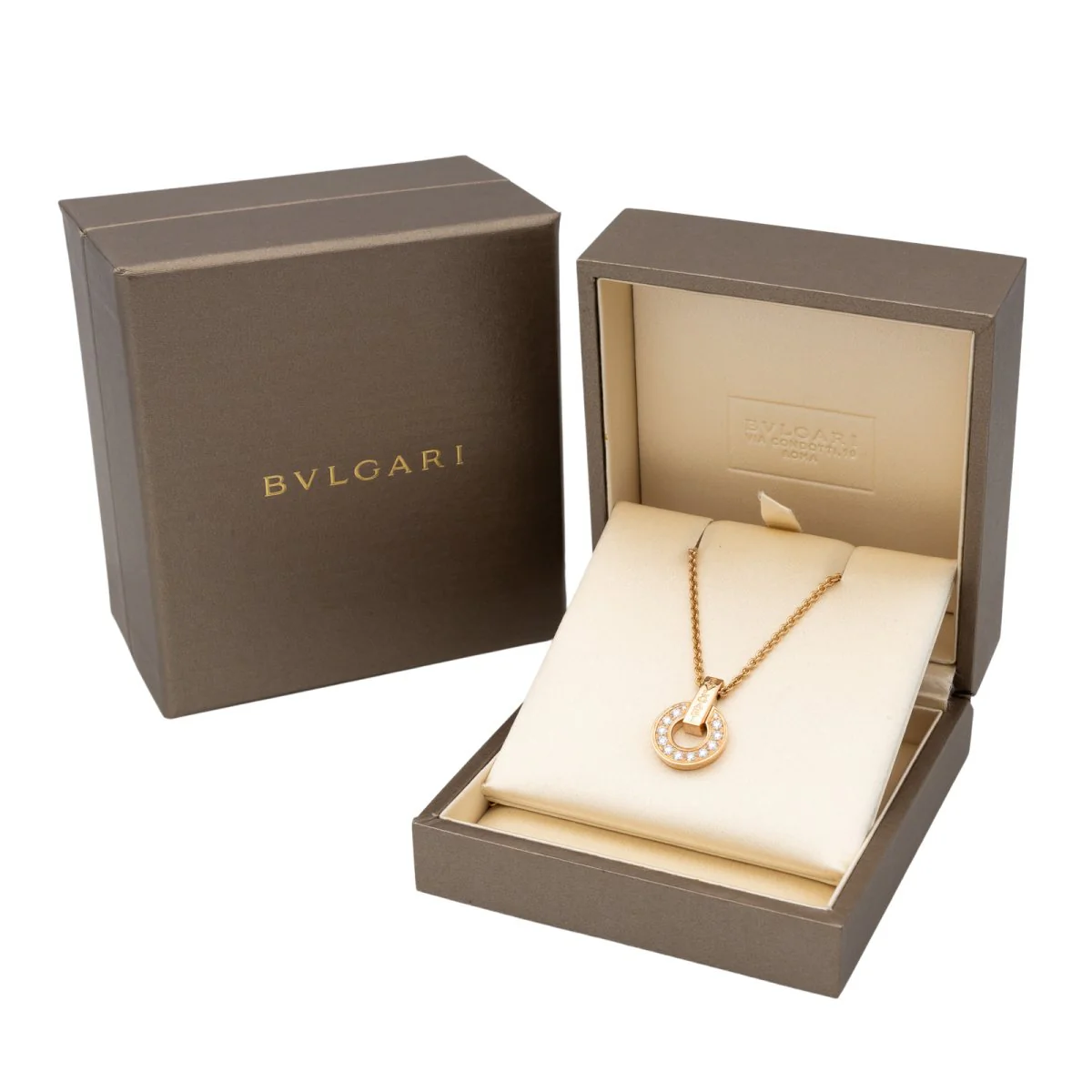 Bulgari Necklace Bulgari Rose gold Diamond - Image 3