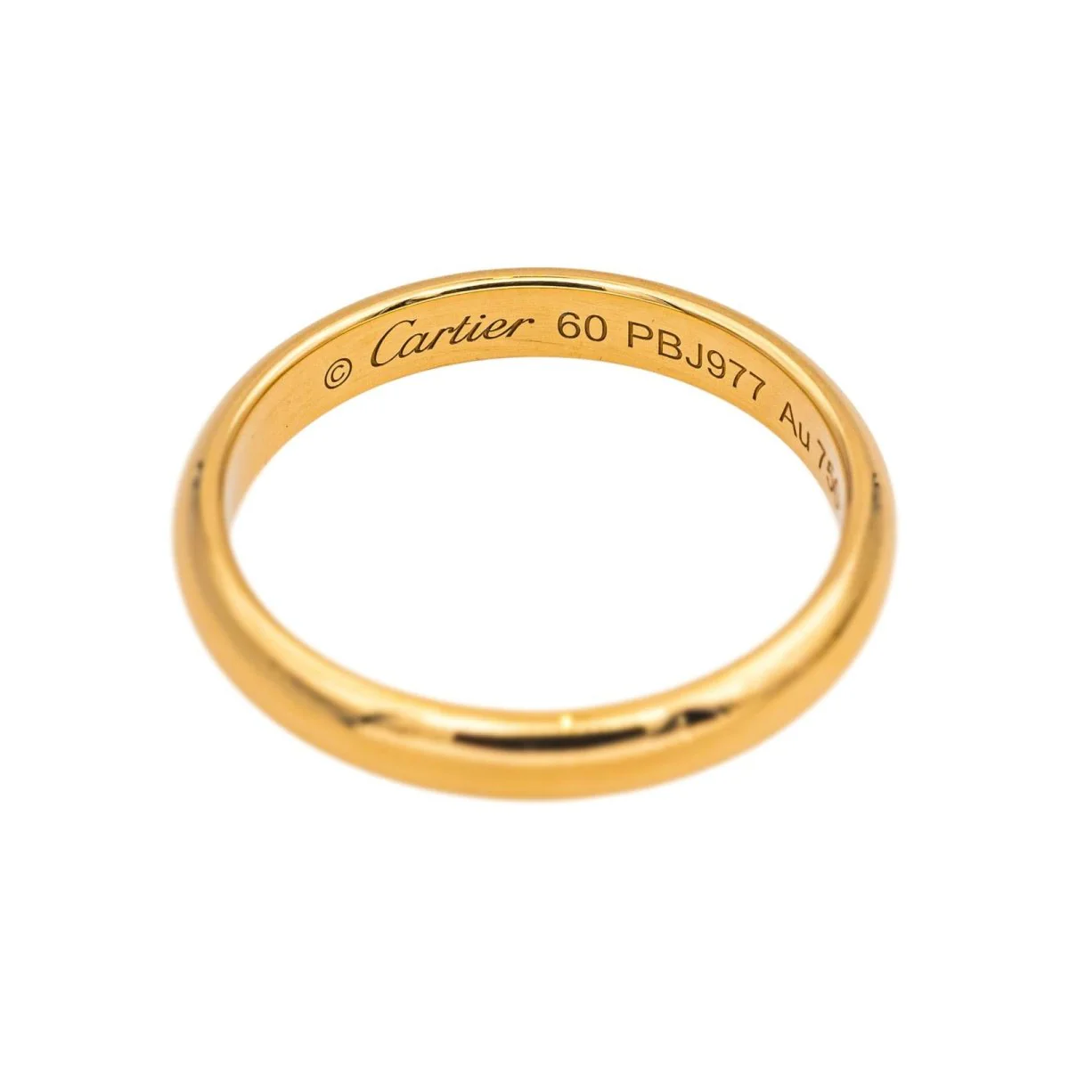 Cartier wedding band in yellow gold - Image 3