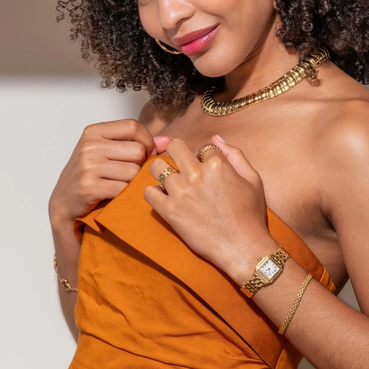 Ring Cartier, "Maillon Panthère" in yellow gold - Image 2