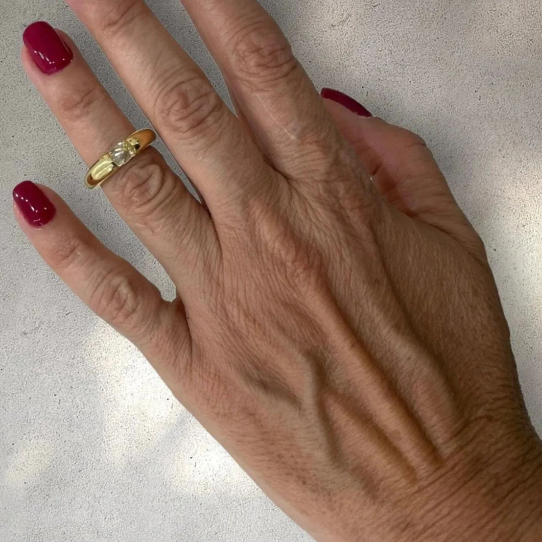 CARTIER "Ellipse" ring in yellow gold with diamonds - Image 2