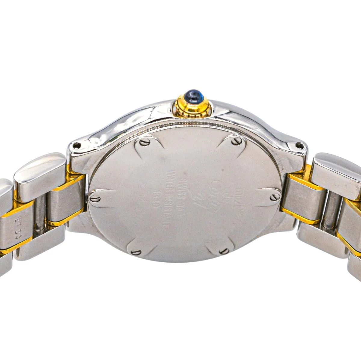 Watch CARTIER "Must de Cartier" in yellow gold, steel, silver and quartz - Image 6