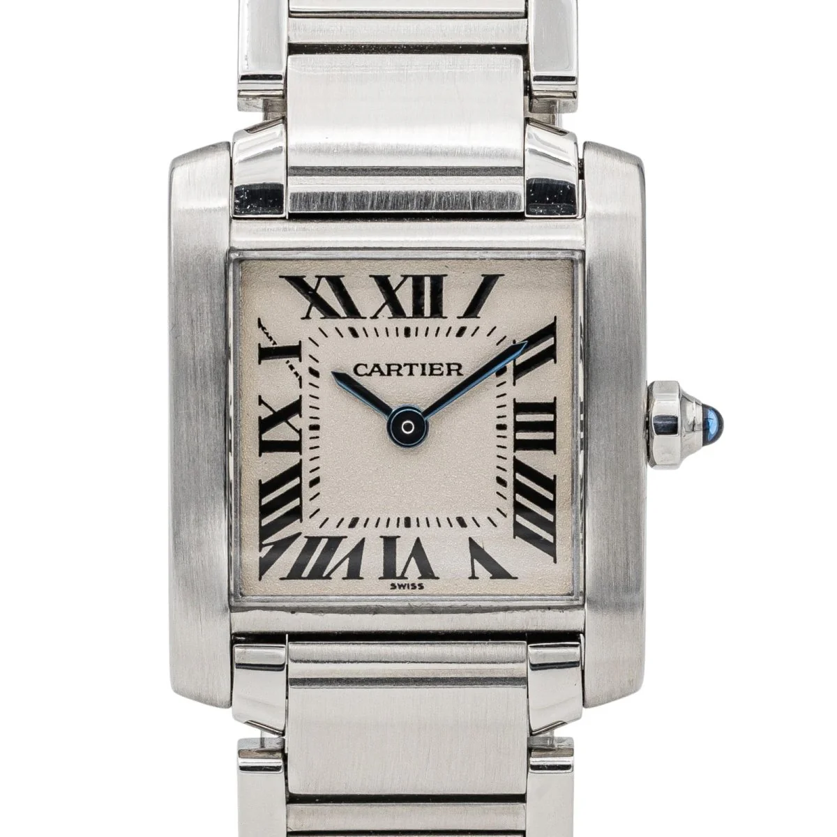 Cartier Watch Tank in steel - Image 5