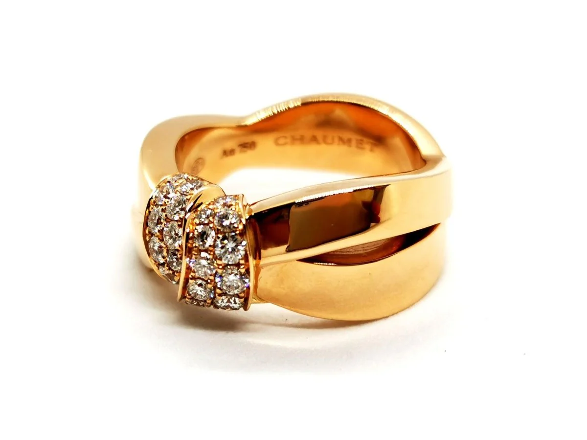 Chaumet Liens Ring Pink gold Diamond - Image 5