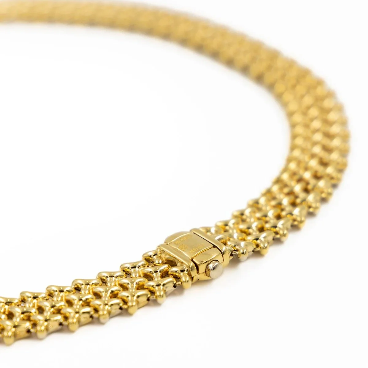 CHIMENTO necklace in 2 golds and diamond - Image 4