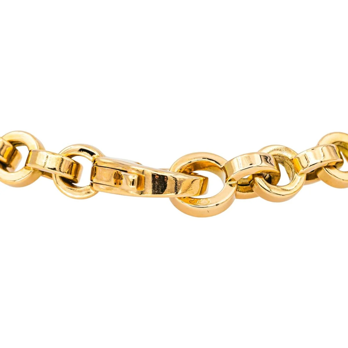 CHOPARD yellow gold jaseron link bracelet - Image 6