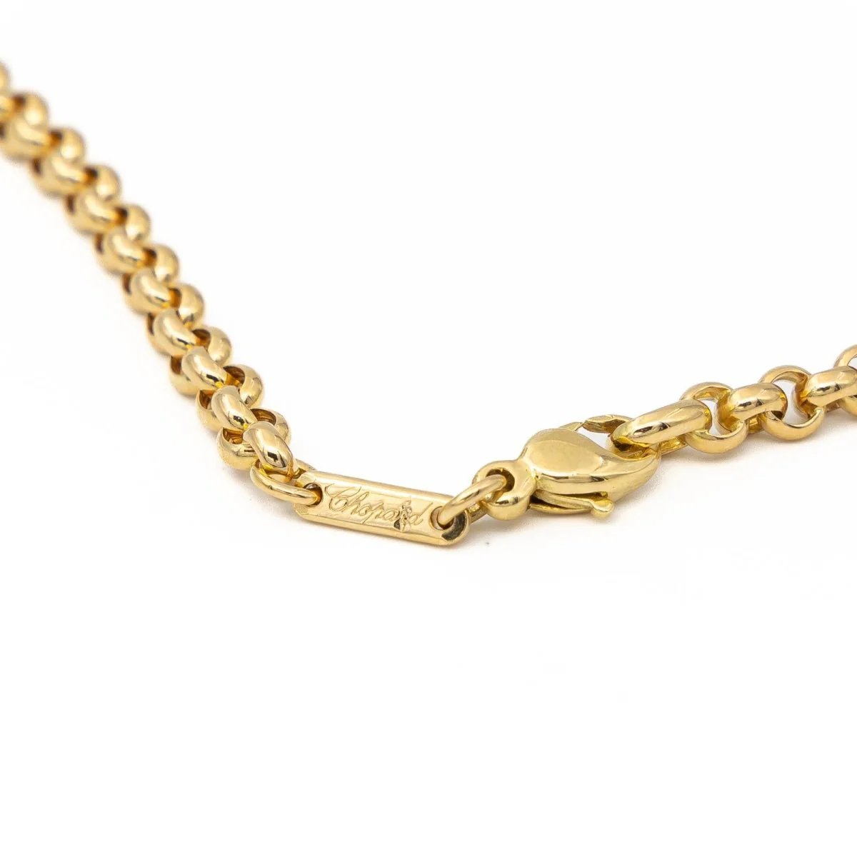 CHOPARD “Happy Diamonds” Pendant Necklace in yellow gold and diamonds - Image 7