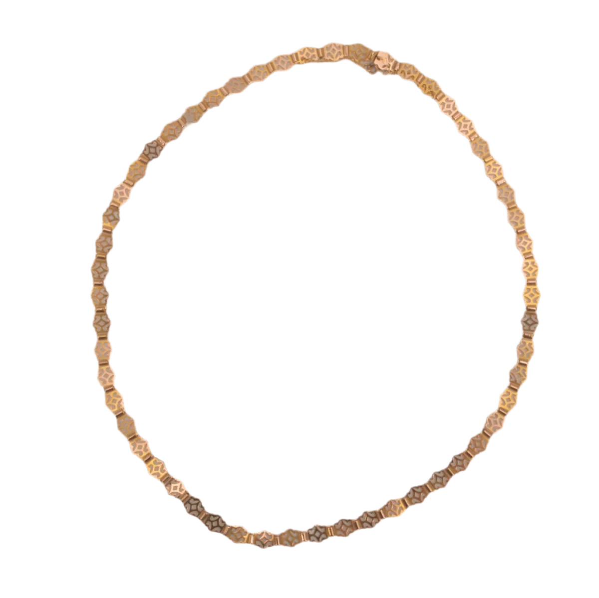 Rose gold mesh necklace - Image 3